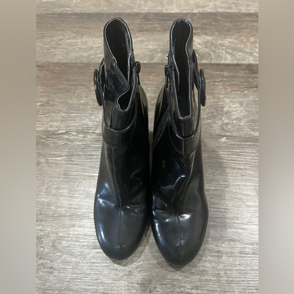 FINAL PRICE Nine West Kyra Black Patent Bootie - Picture 3 of 6